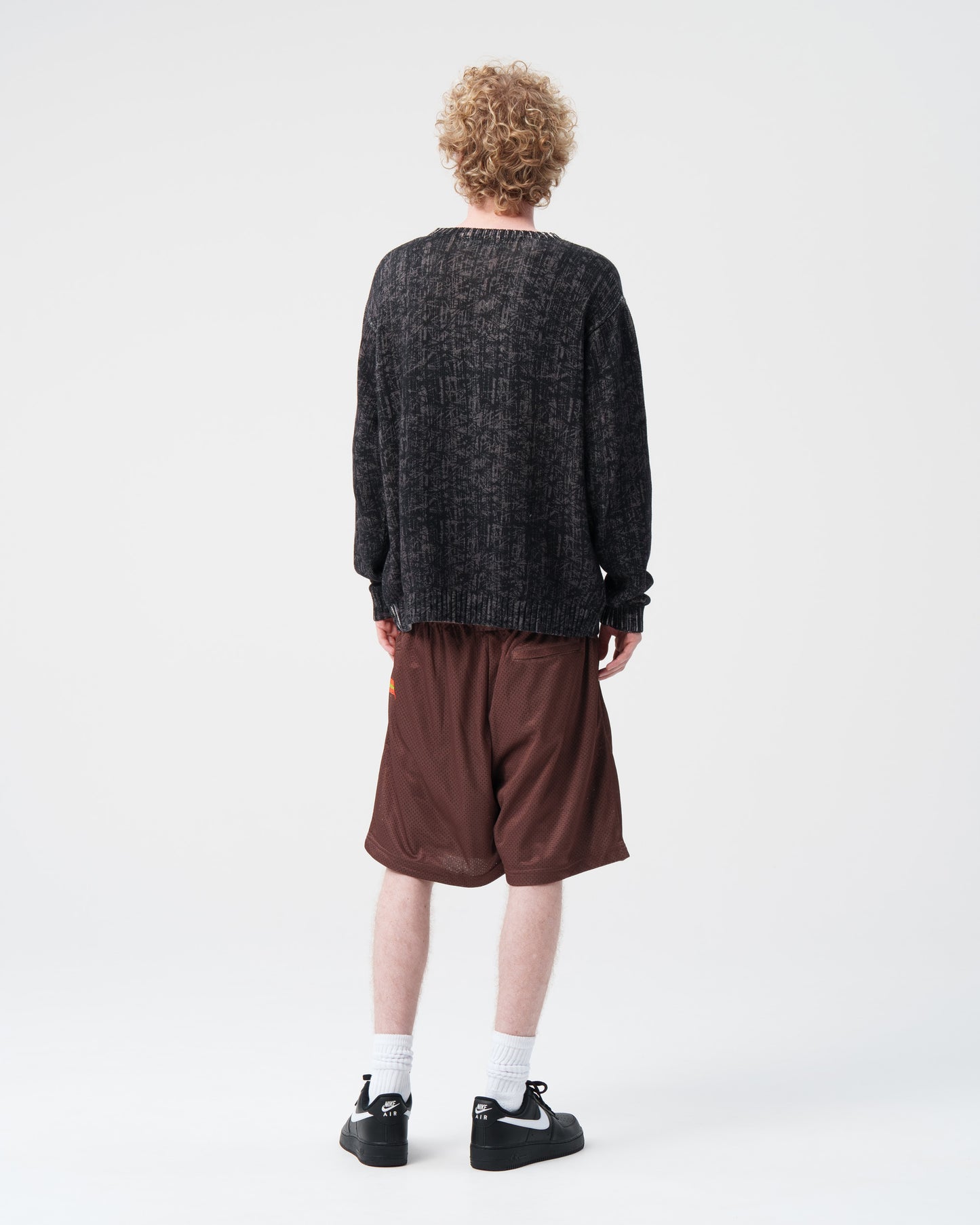 B Logo Mesh Short