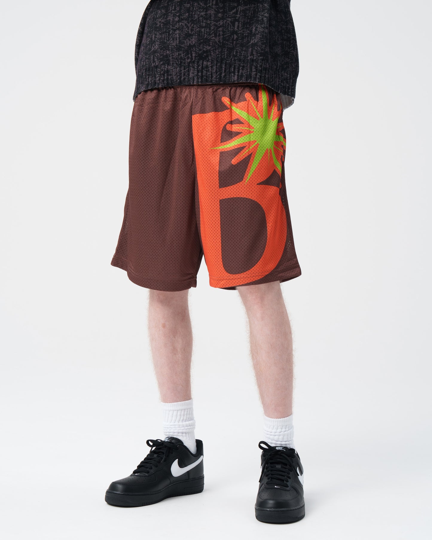 B Logo Mesh Short