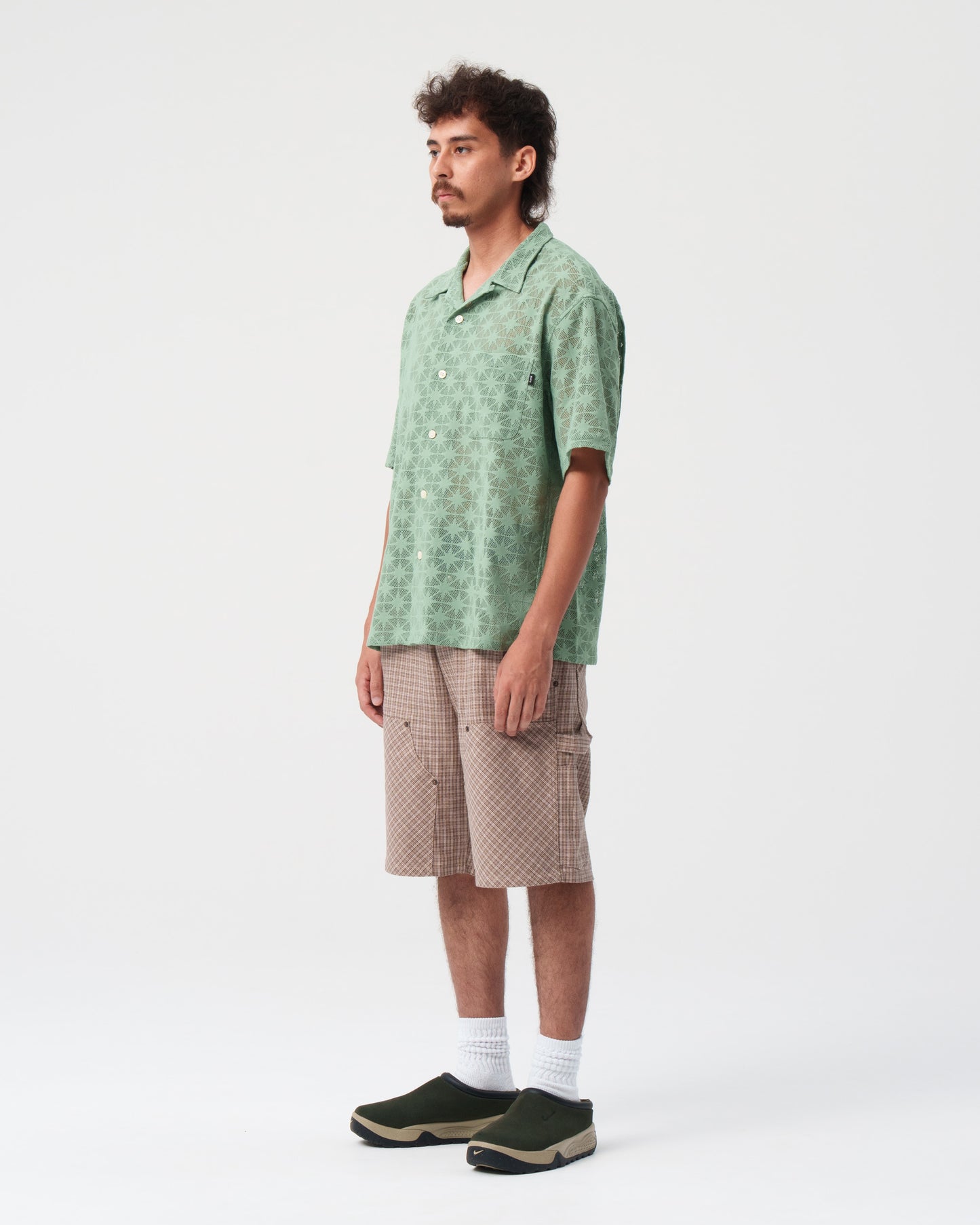 Plaid Double Knee Short