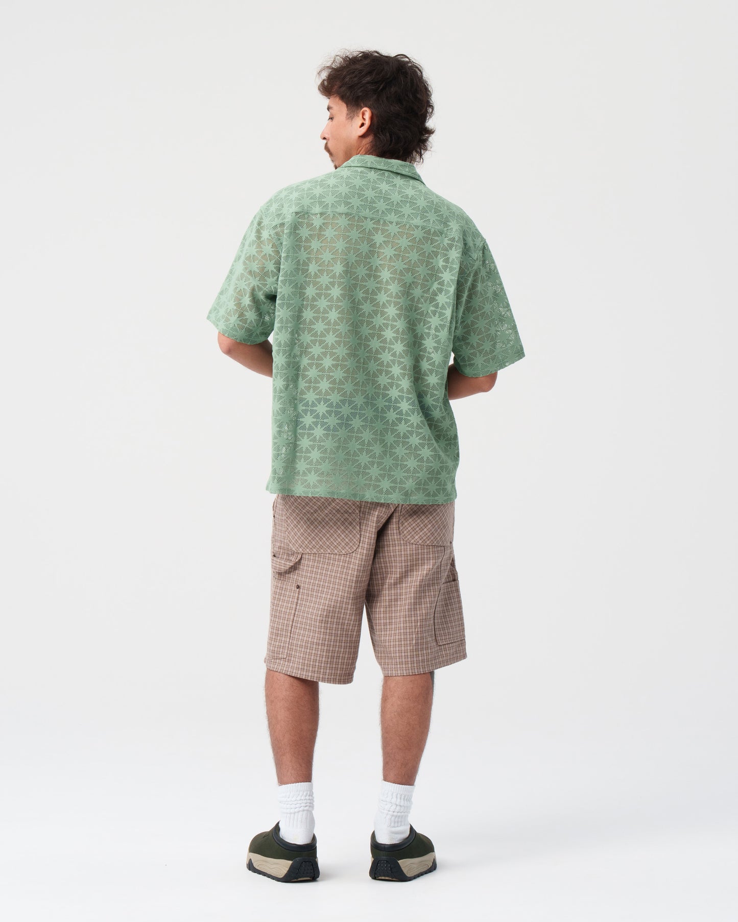 Plaid Double Knee Short