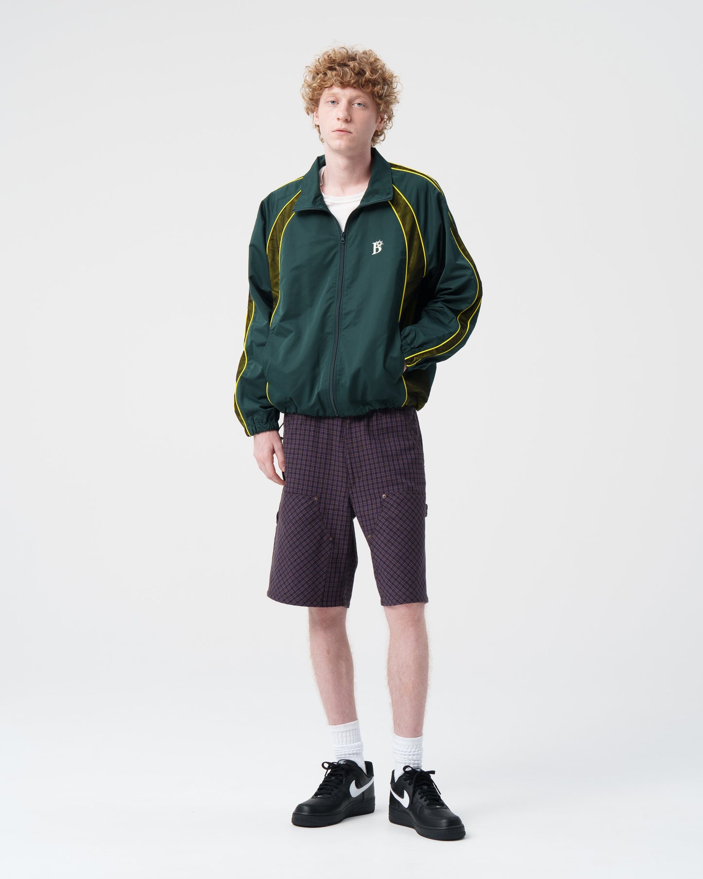 Plaid Double Knee Short
