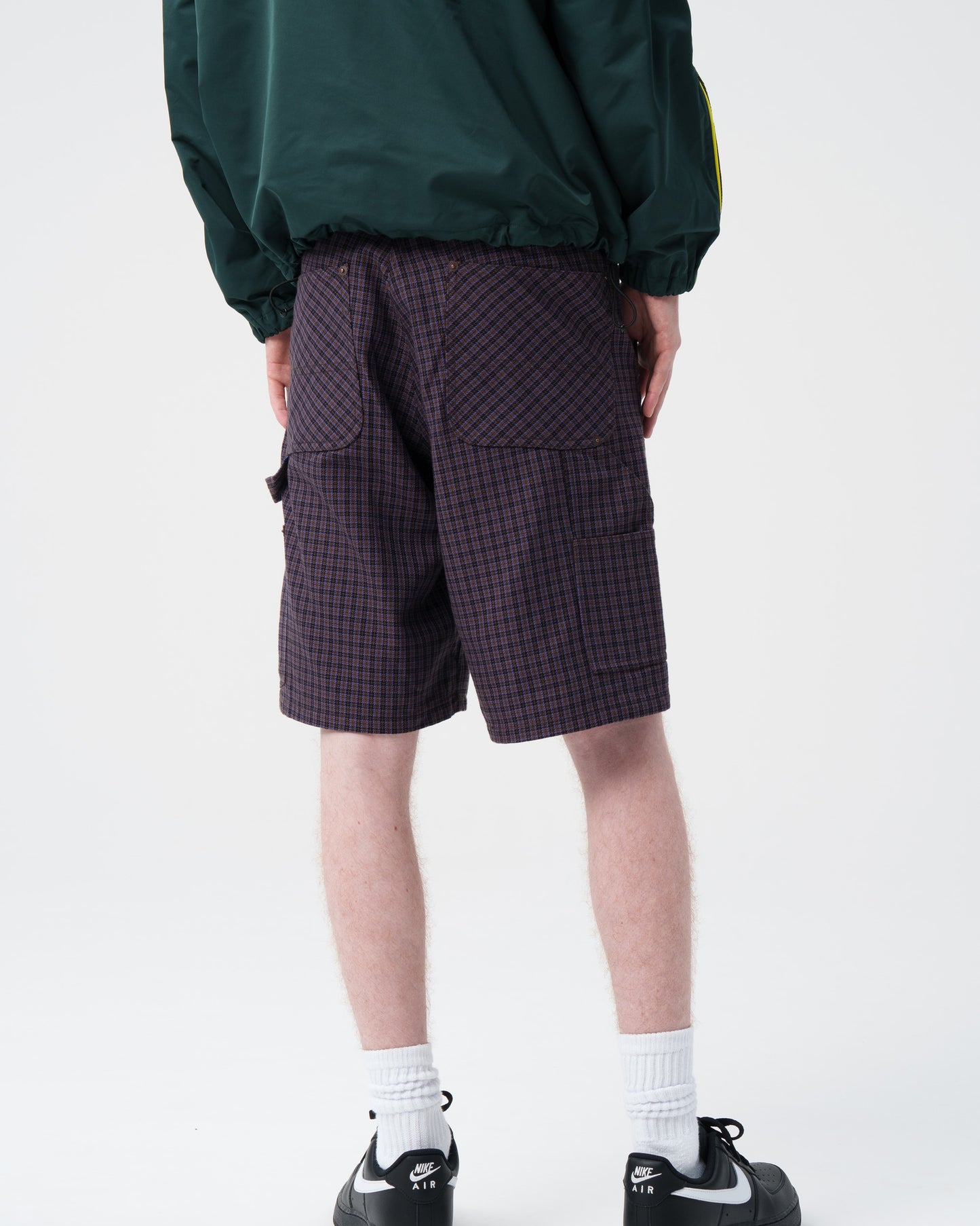 Plaid Double Knee Short