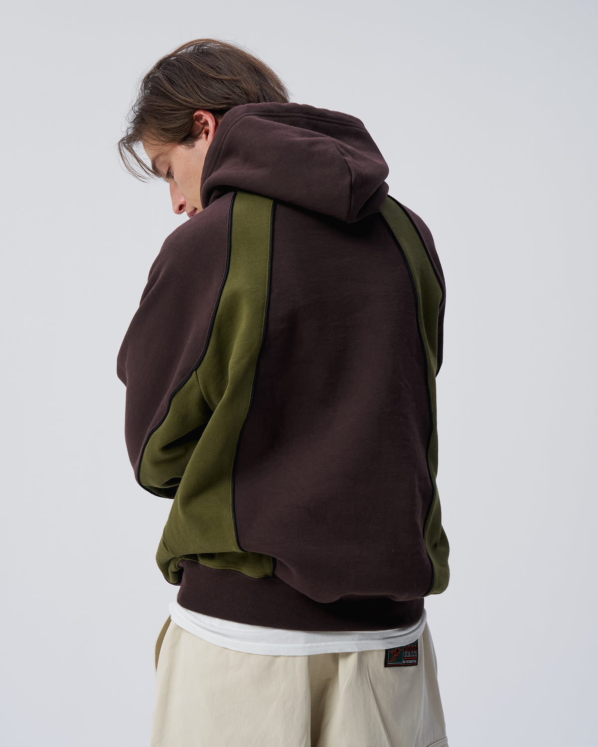Raglan Paneled Hoodie