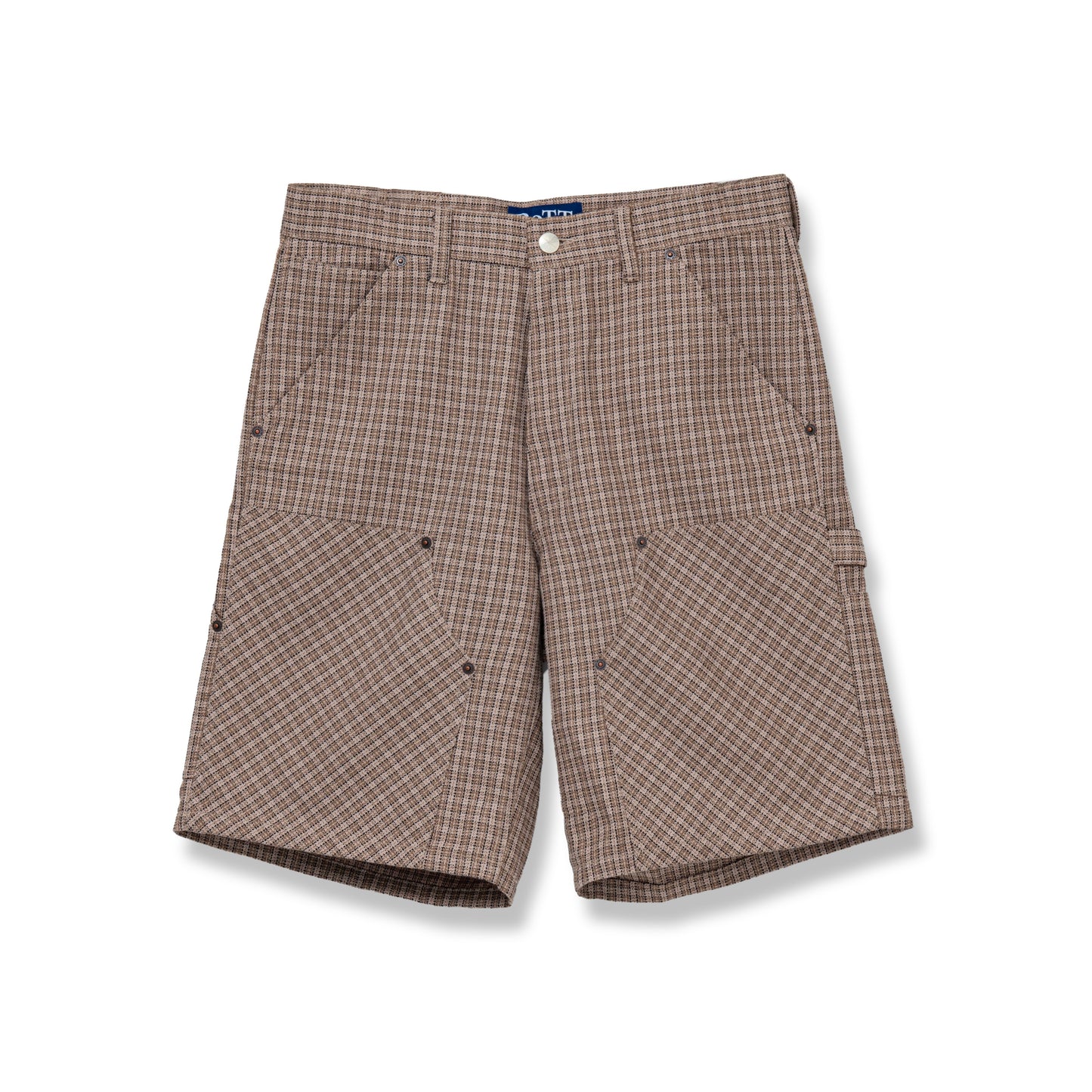 Plaid Double Knee Short