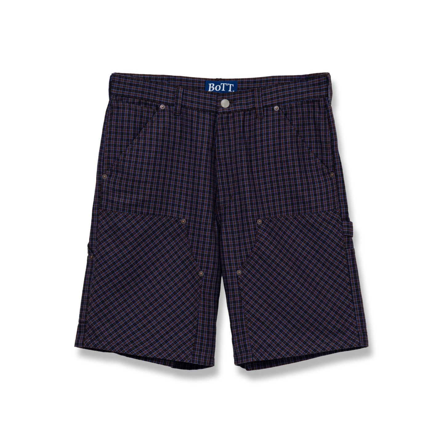 Plaid Double Knee Short