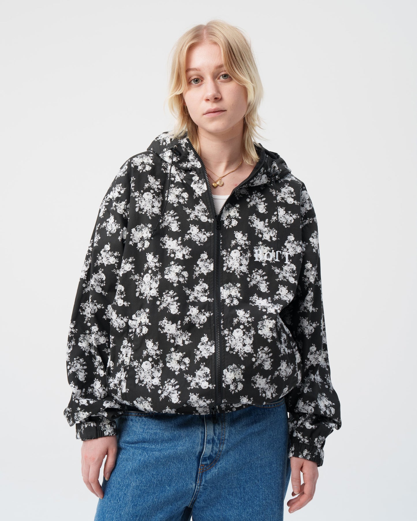 Flower Hooded Jacket