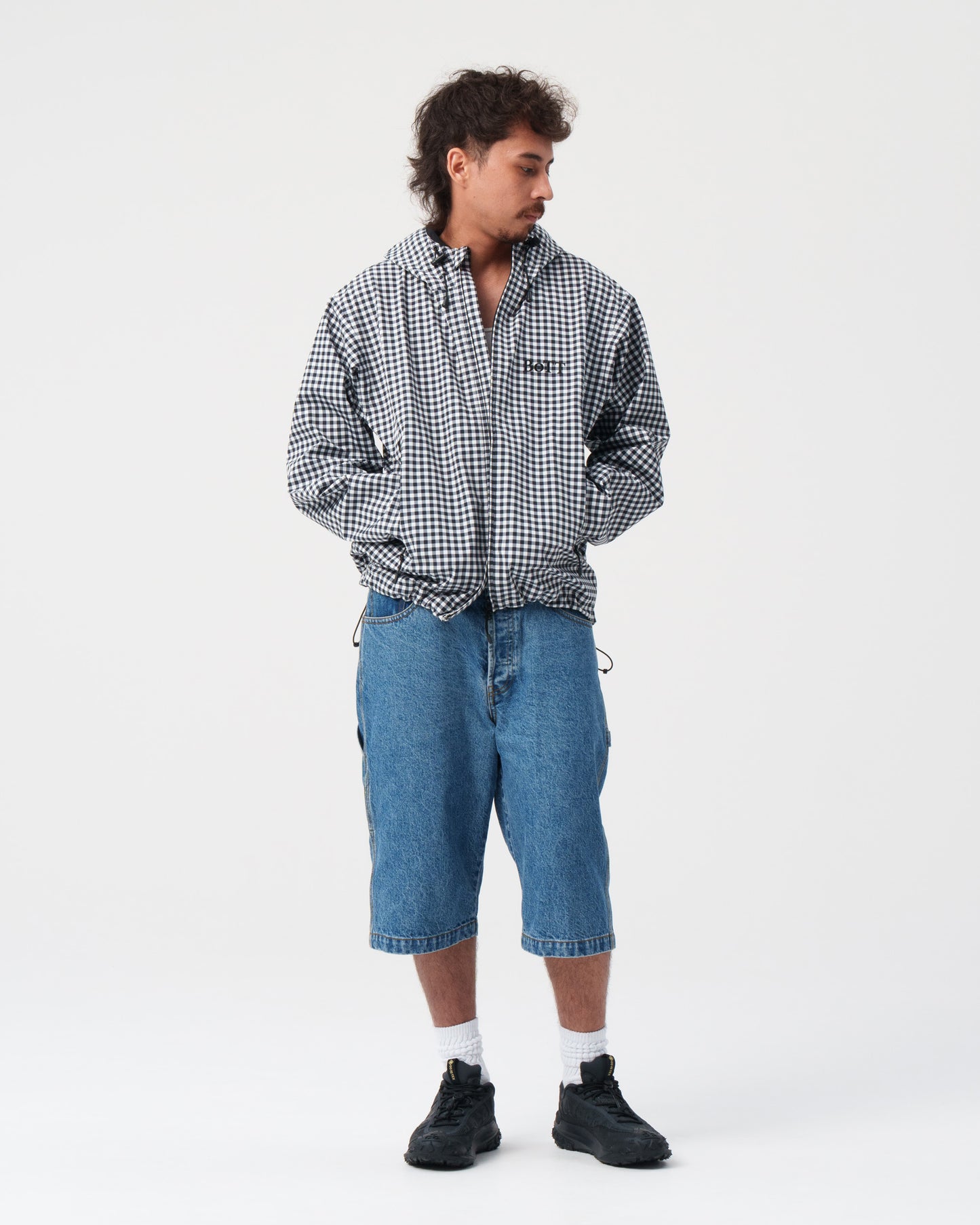 Gingham Shell Jacket