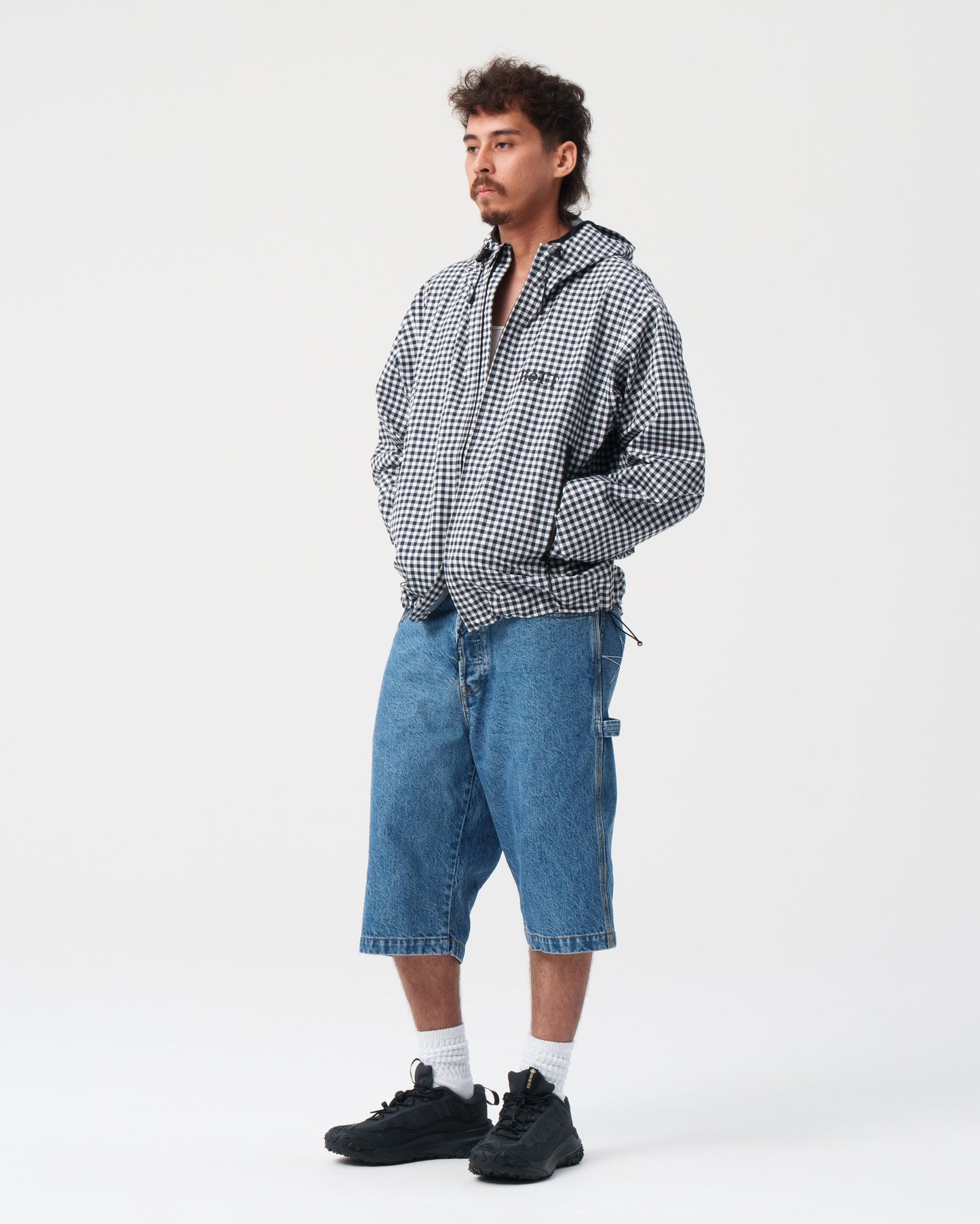 Gingham Shell Jacket