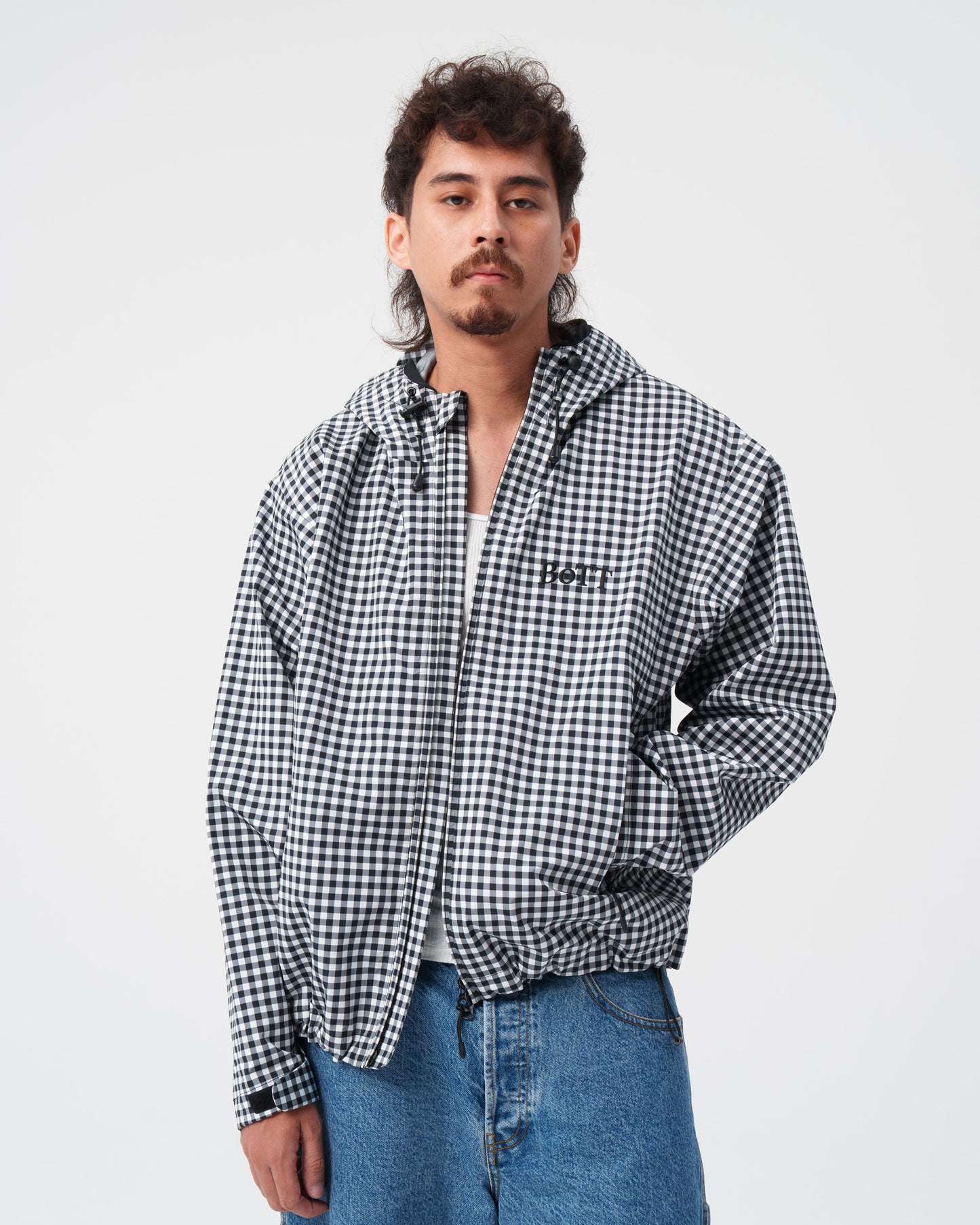 Gingham Shell Jacket