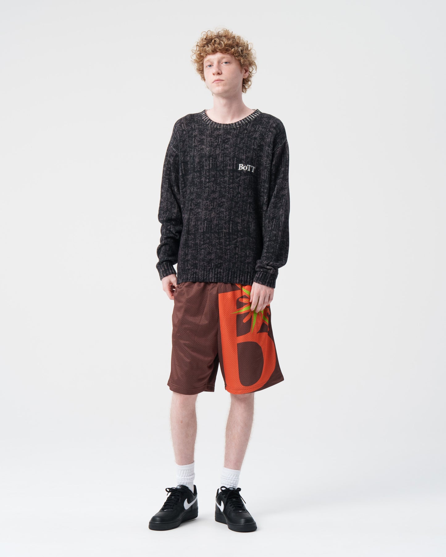 Bamboo Camo Printed Sweater
