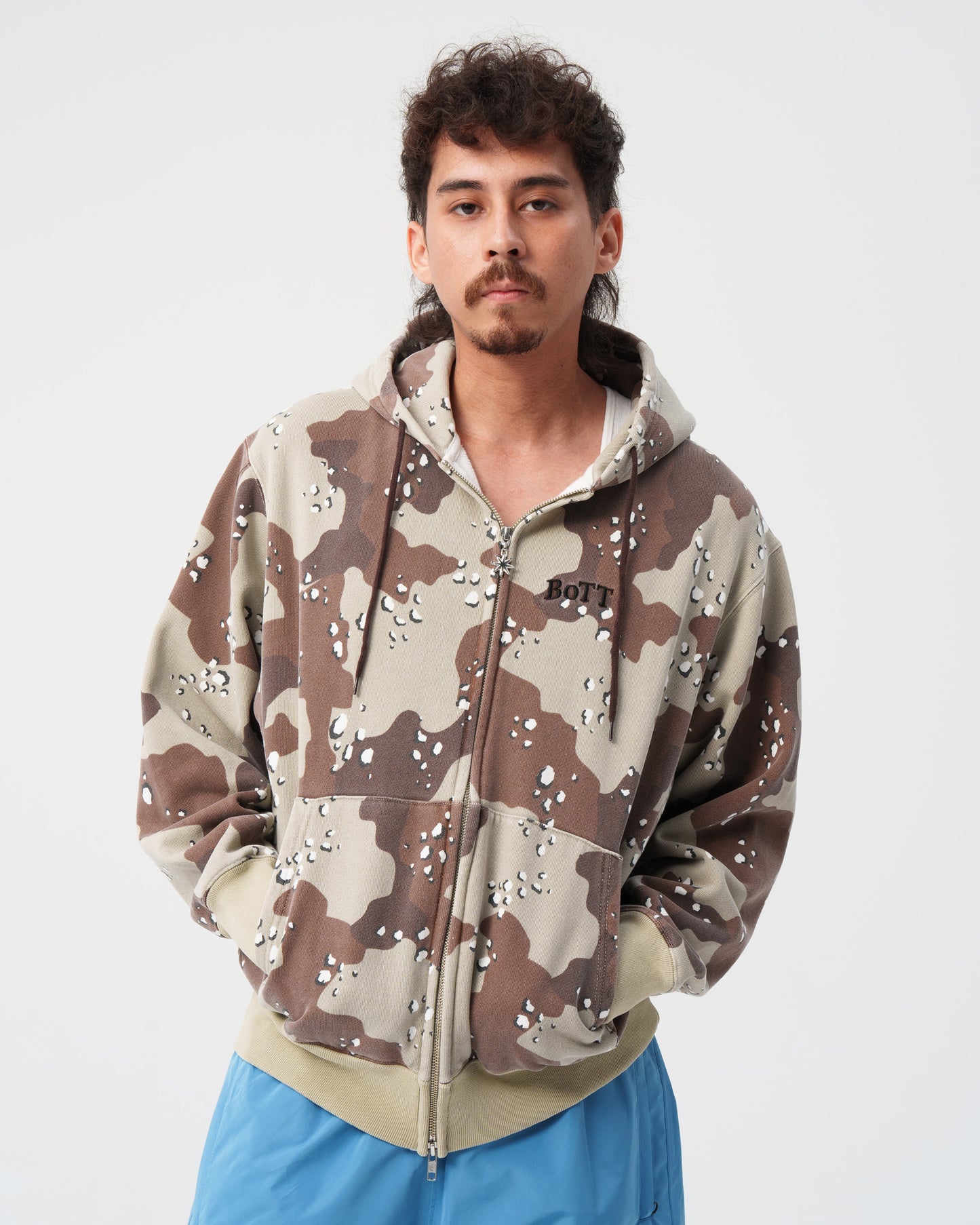 Desert Camo Zip Hoodie