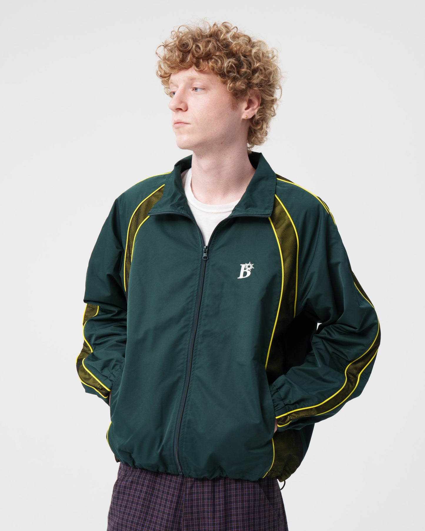 Mesh Panel Track Jacket