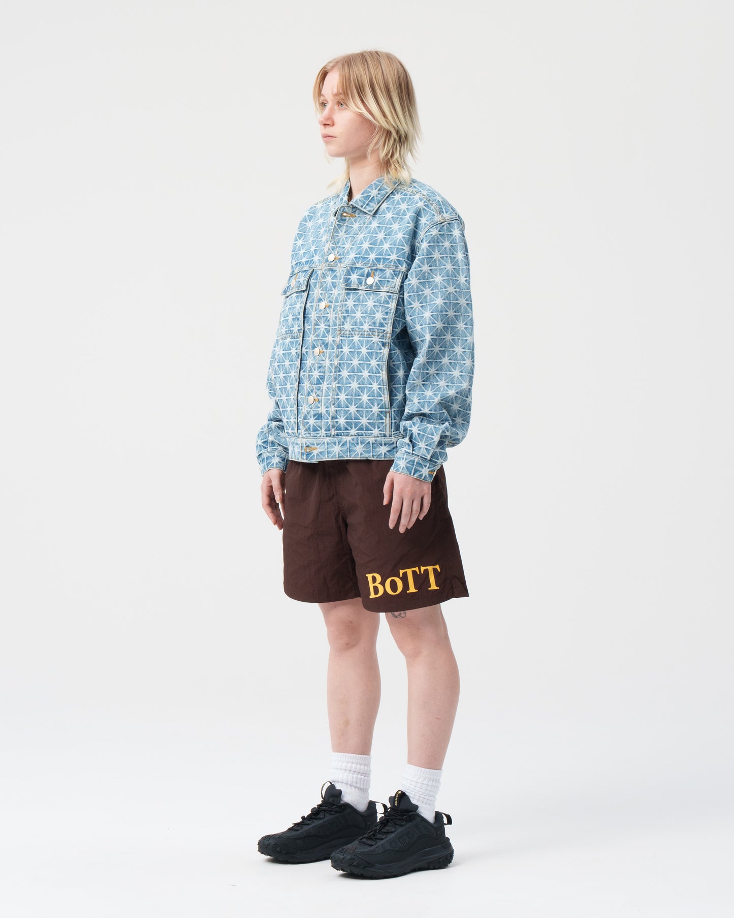Sparkle Monogram Denim Jacket