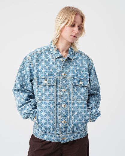 Sparkle Monogram Denim Jacket