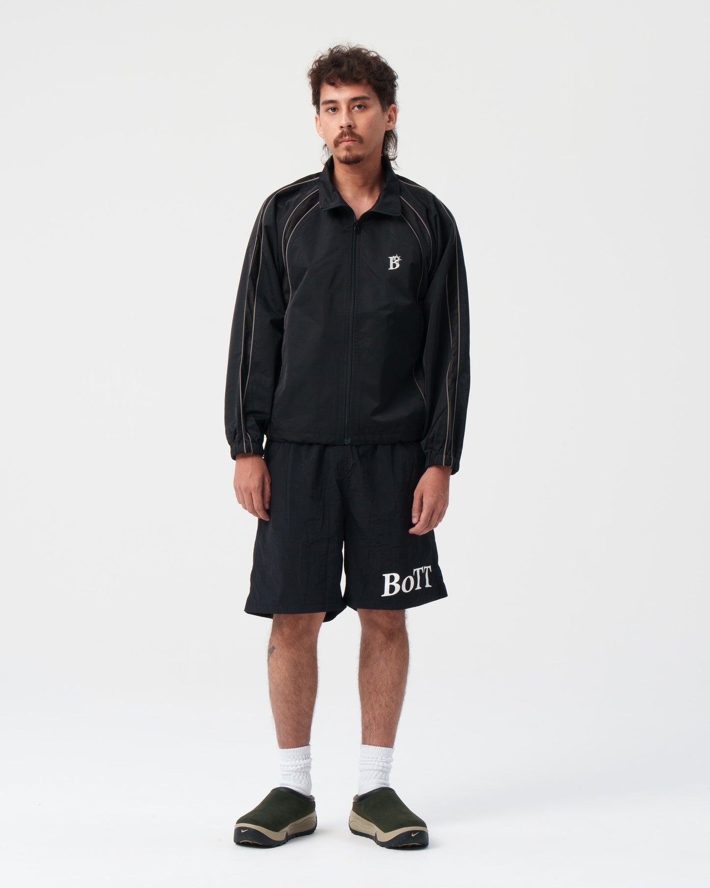 Mesh Panel Track Jacket