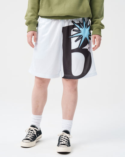 B Logo Mesh Short