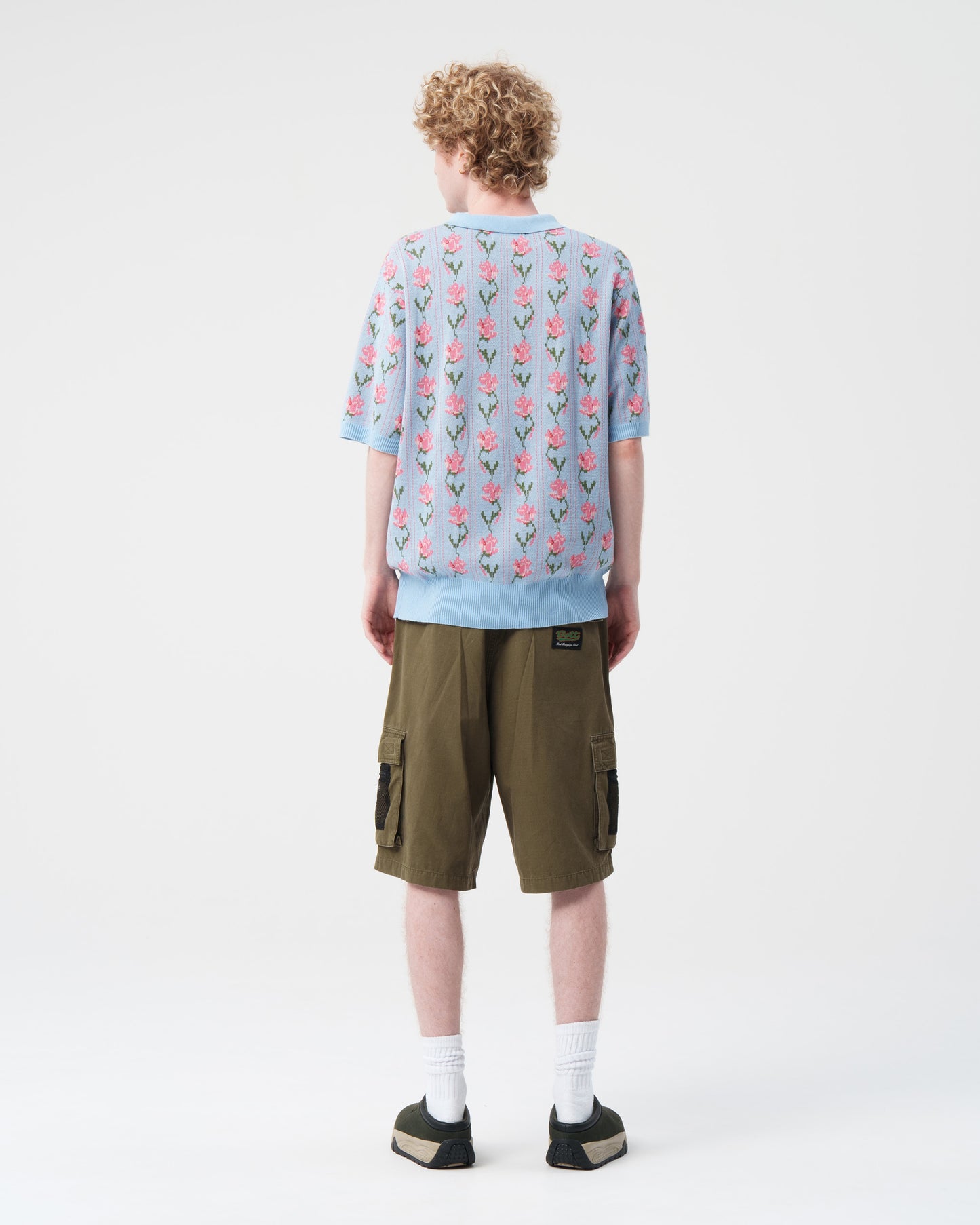 Flower S/S Knit Polo