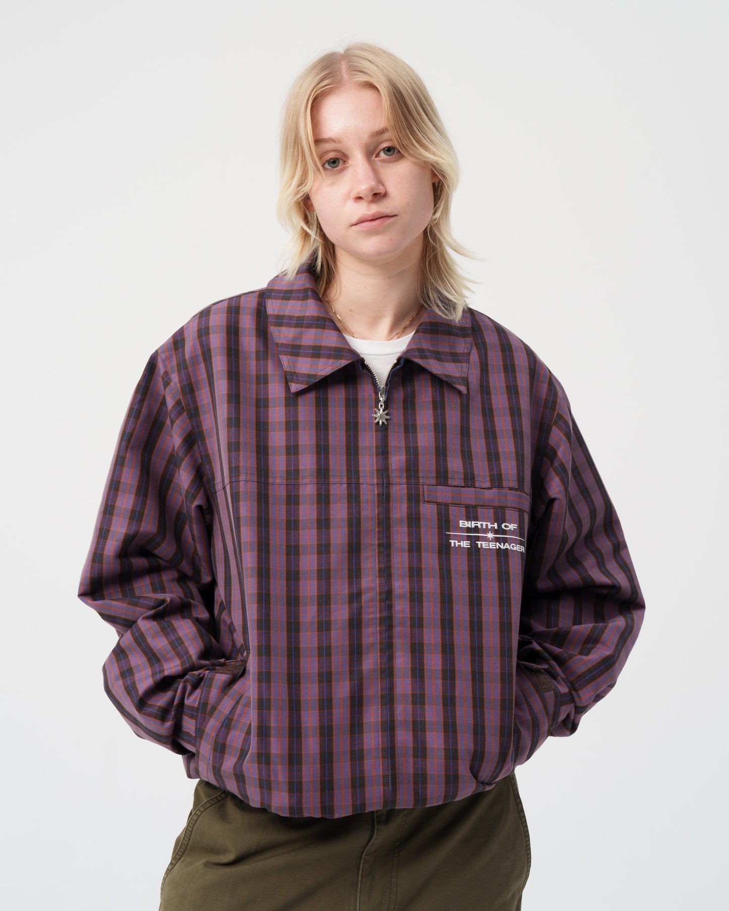 Plaid Work Jacket