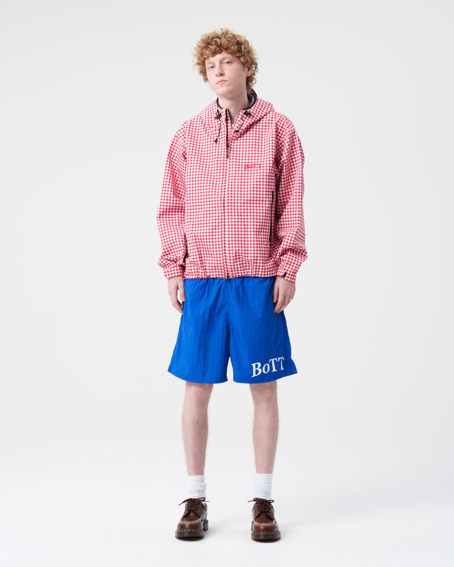 Gingham Shell Jacket