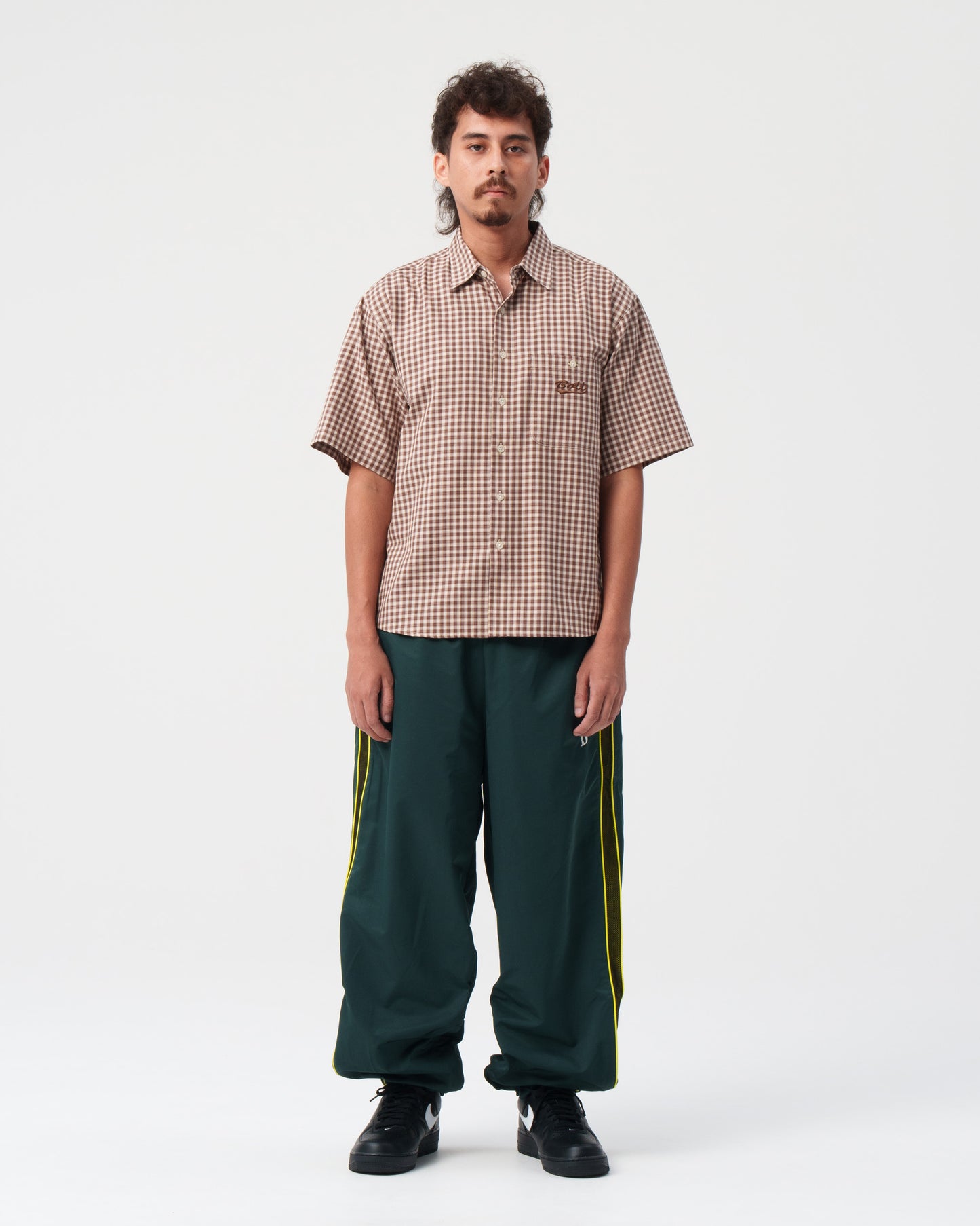 Mesh Panel Track Pant
