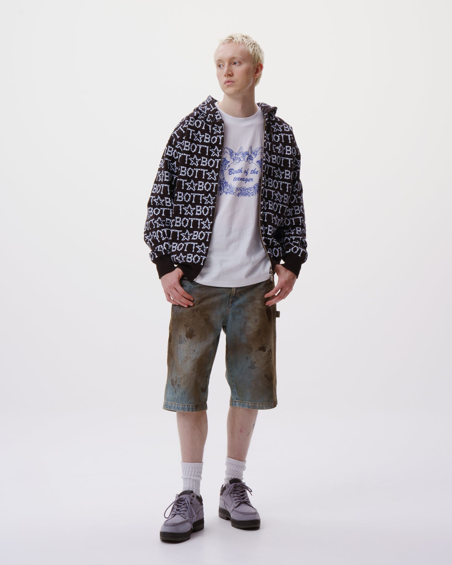 Bones Zip Hoodie