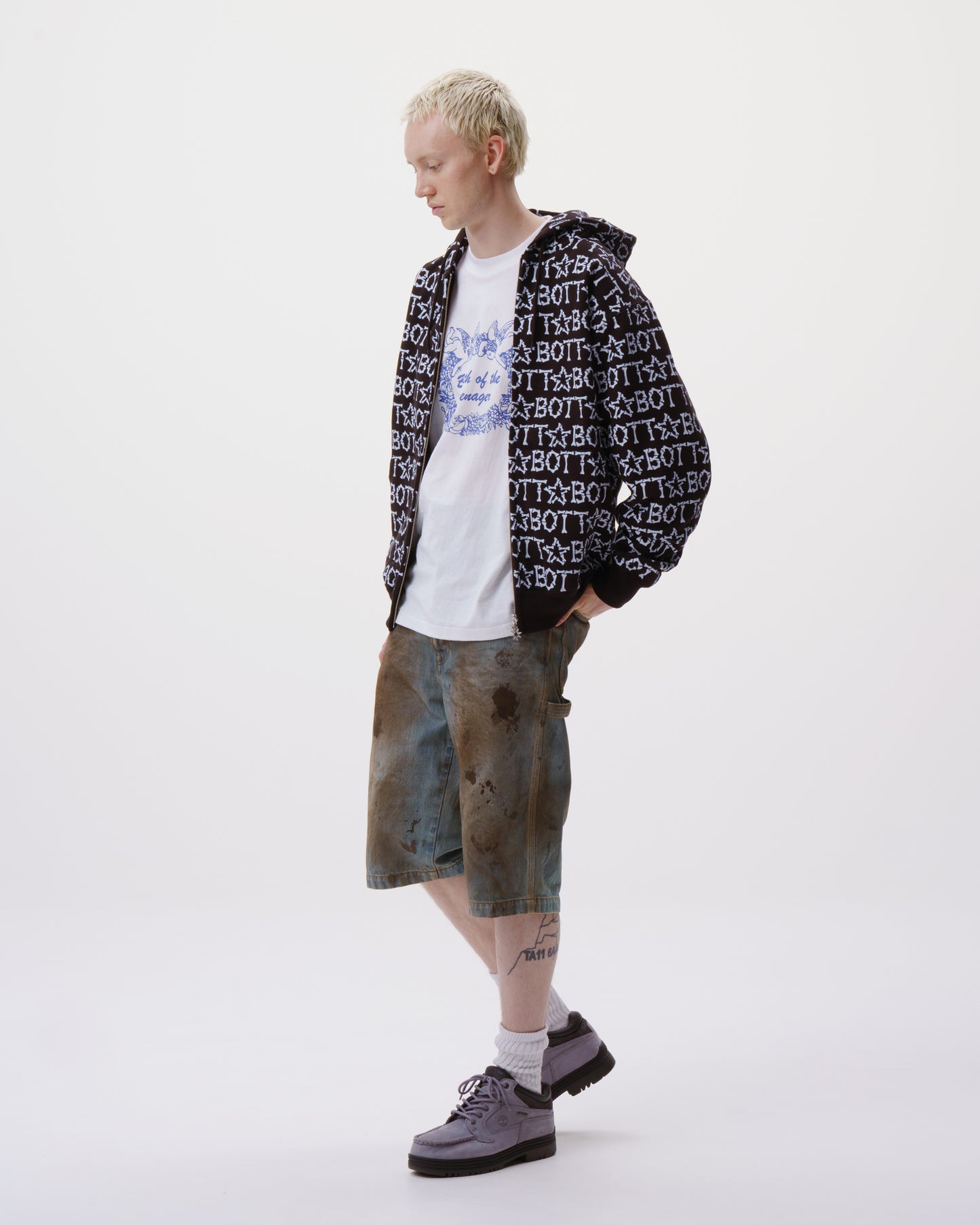 Bones Zip Hoodie