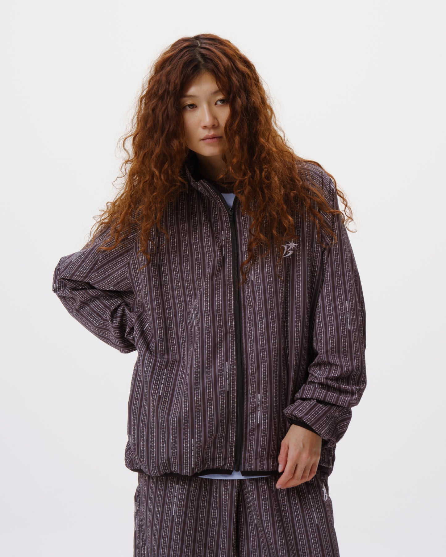 Lightweight Striped Track Jacket