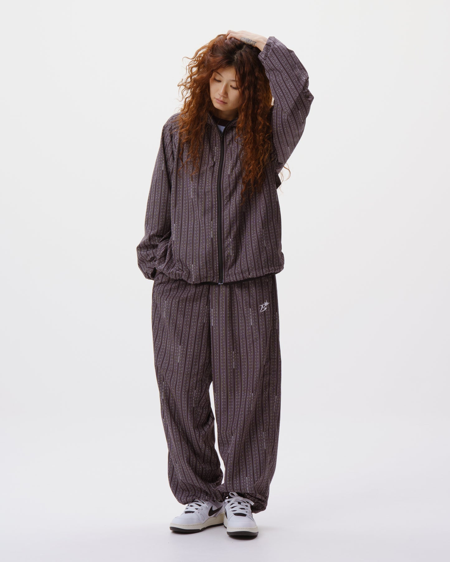 Lightweight Striped Track Jacket