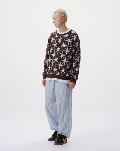 Sparkle Jacquard Knit Sweater