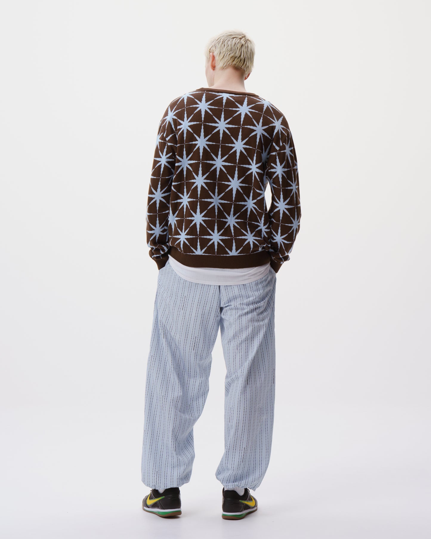 Sparkle Jacquard Knit Sweater