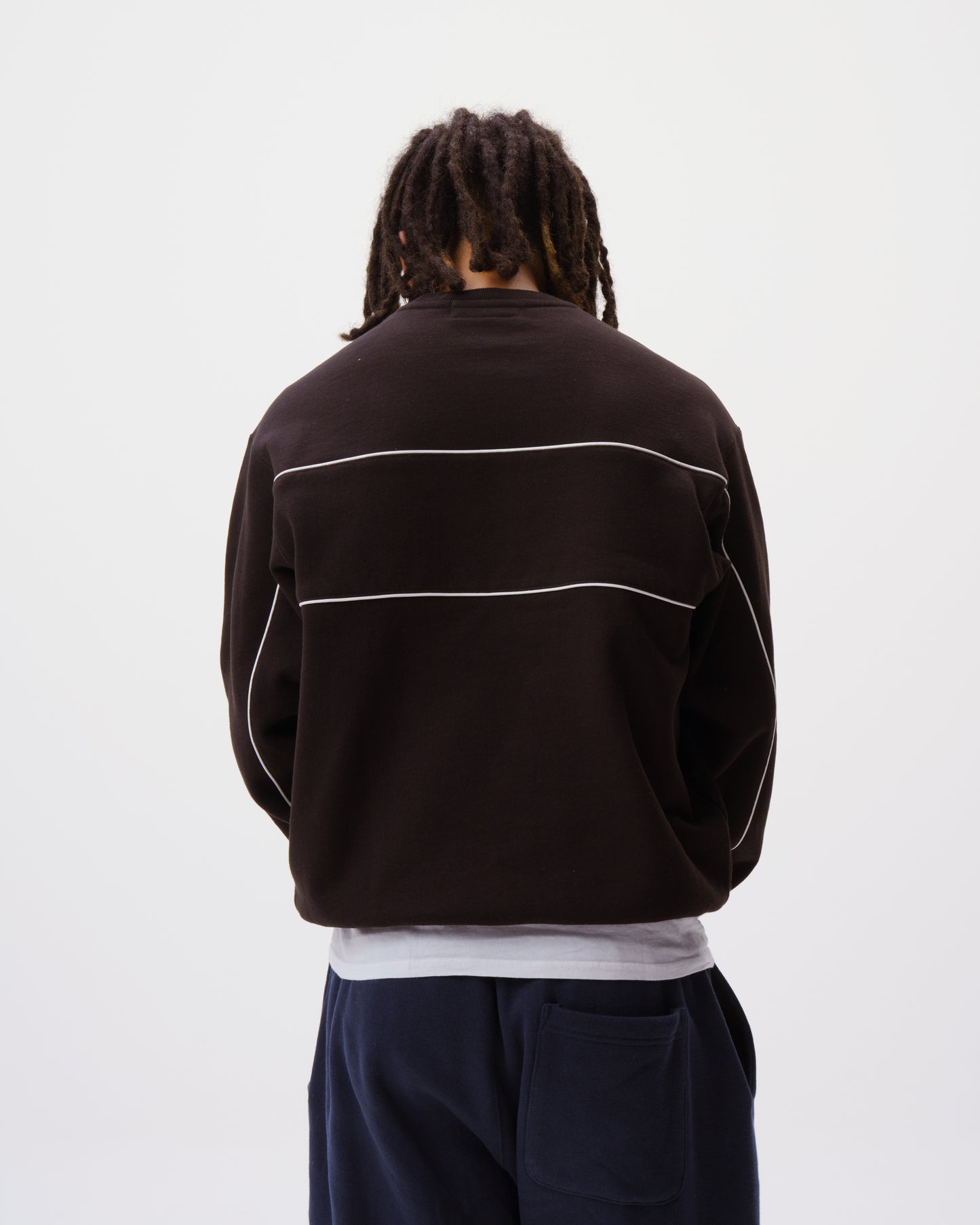 Paneled Crewneck
