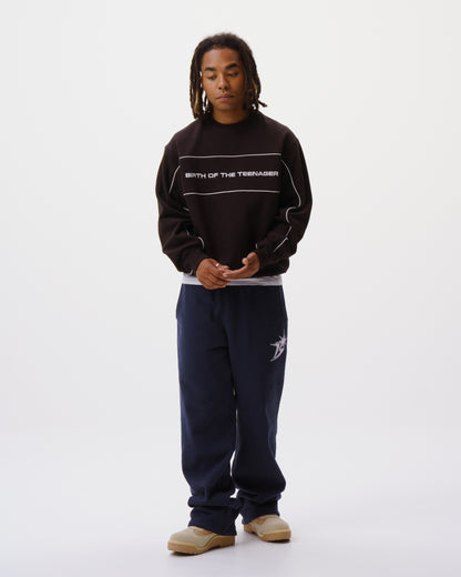 Paneled Crewneck