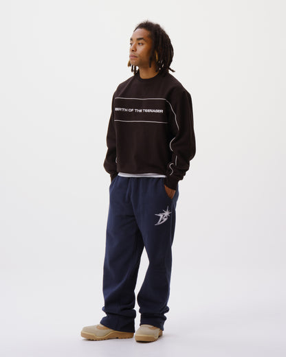 Paneled Crewneck