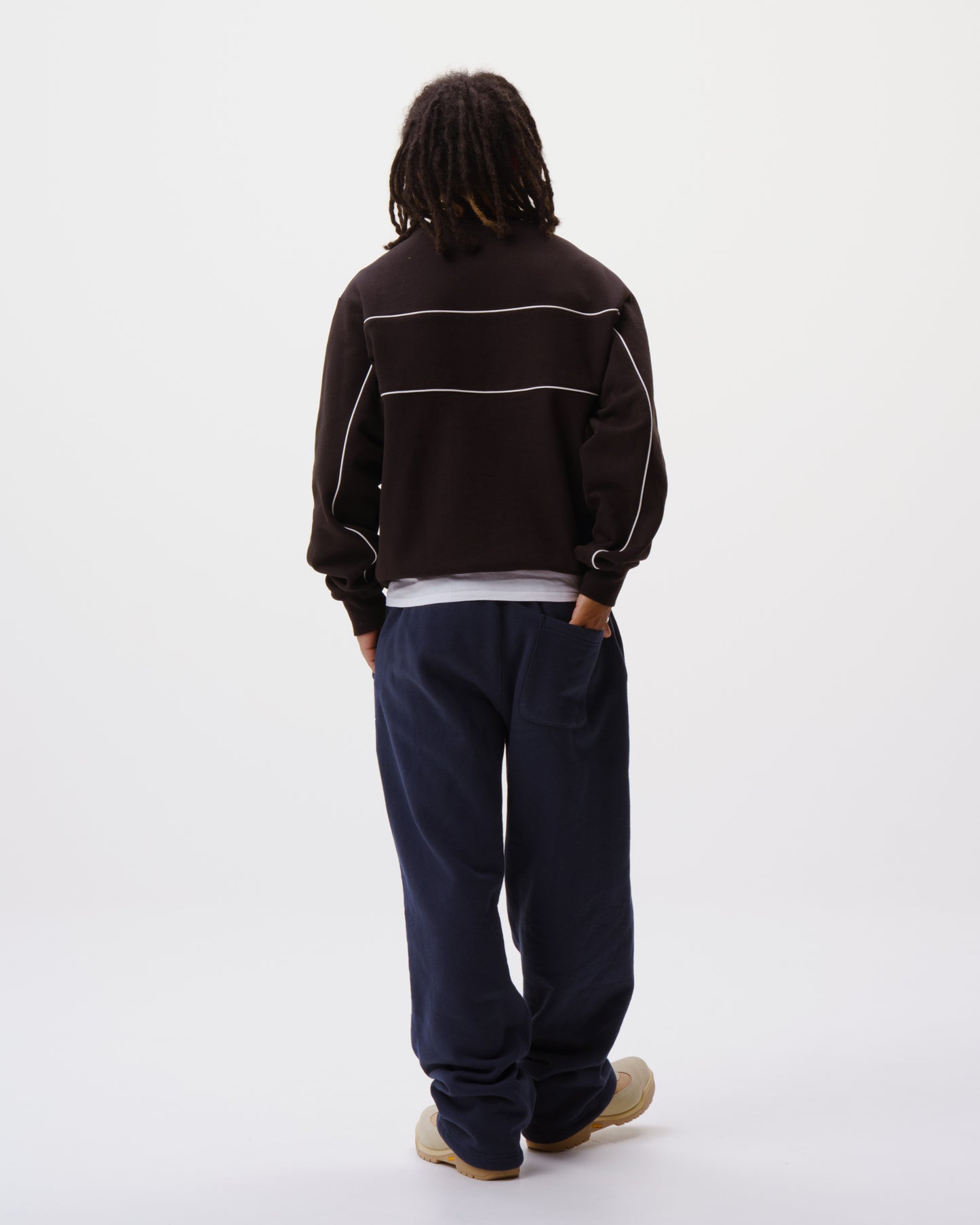 Paneled Crewneck