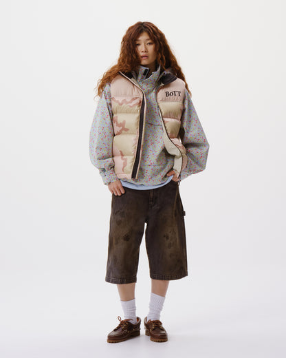 B Logo Down Vest