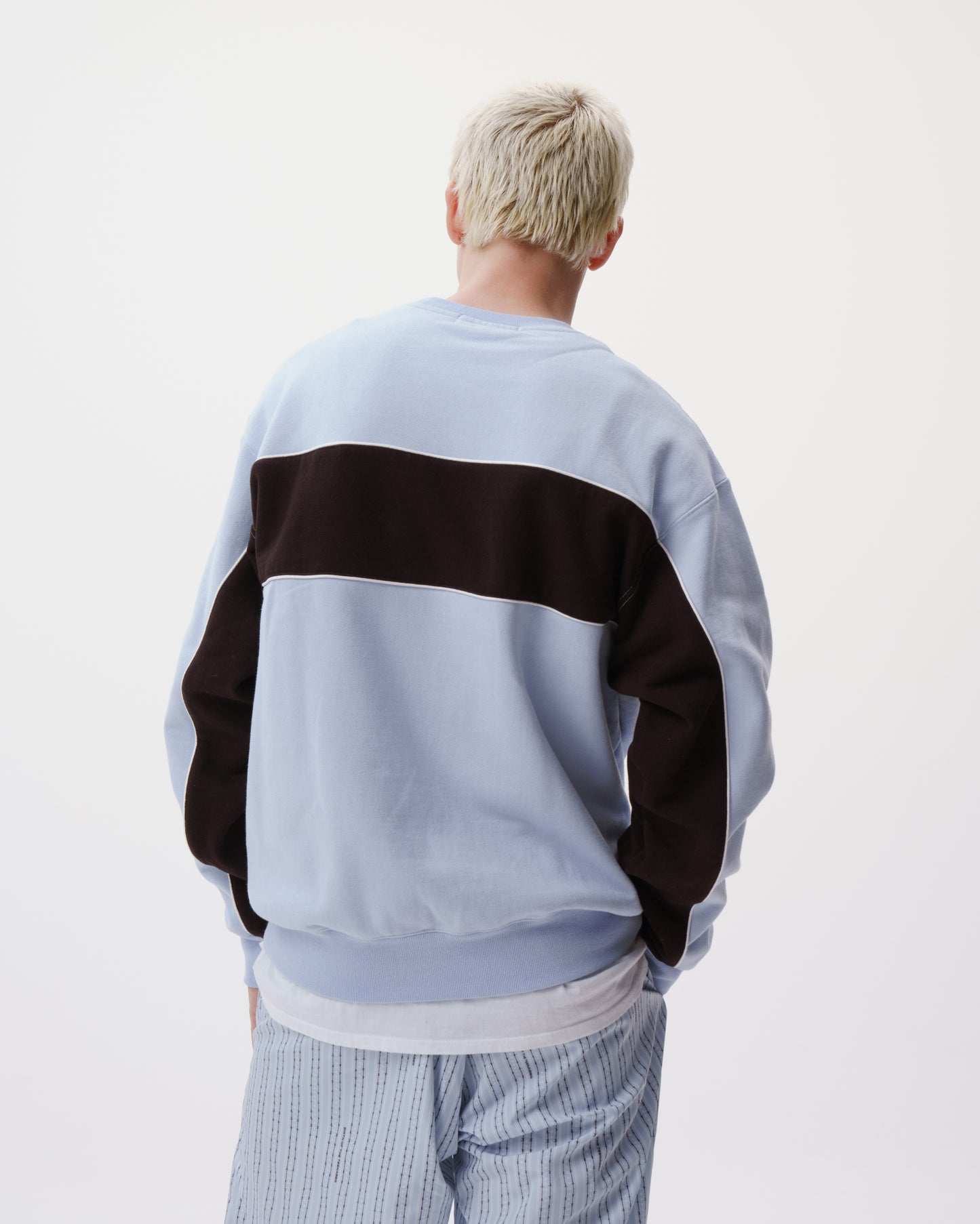 Paneled Crewneck