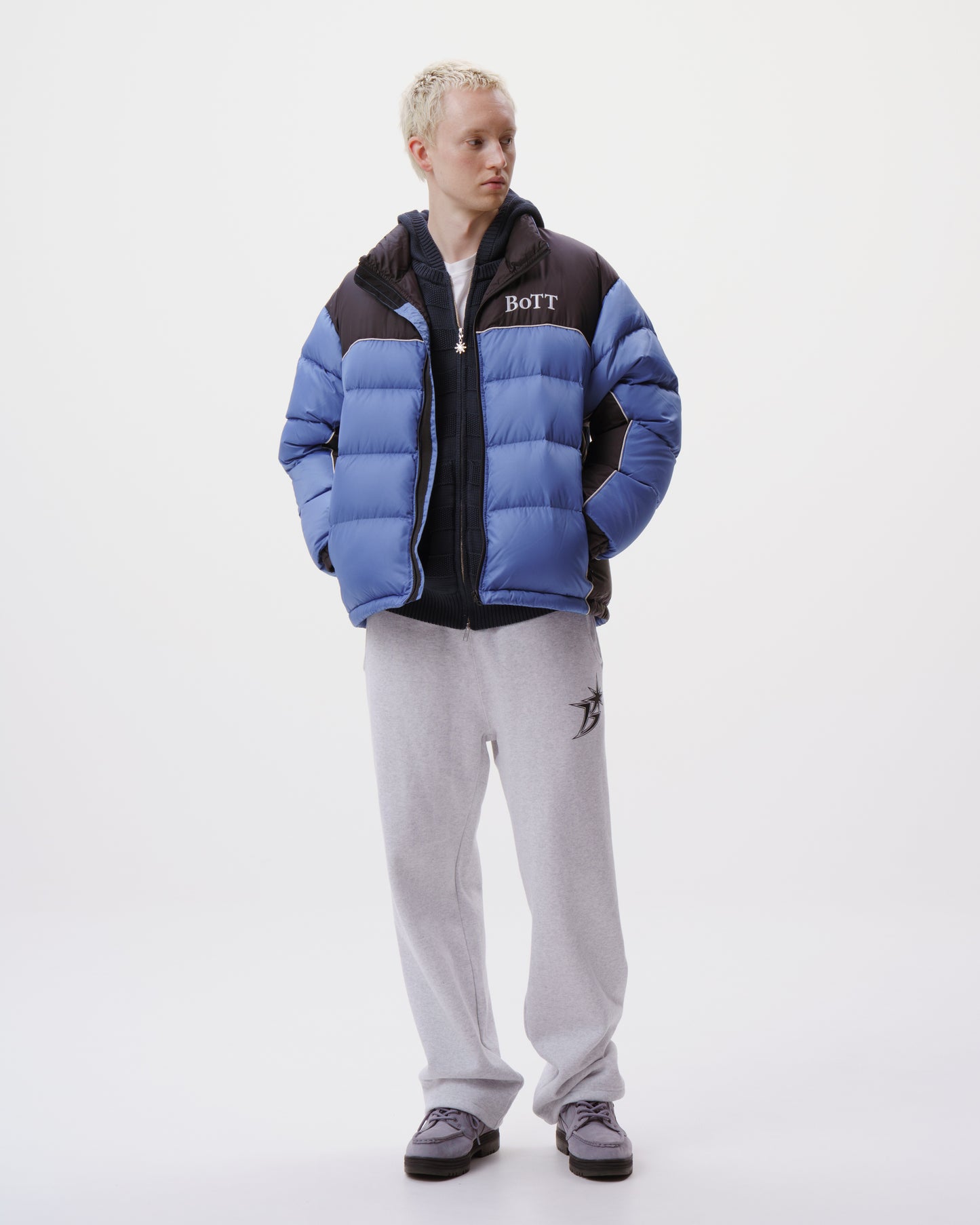 B Logo Down Jacket