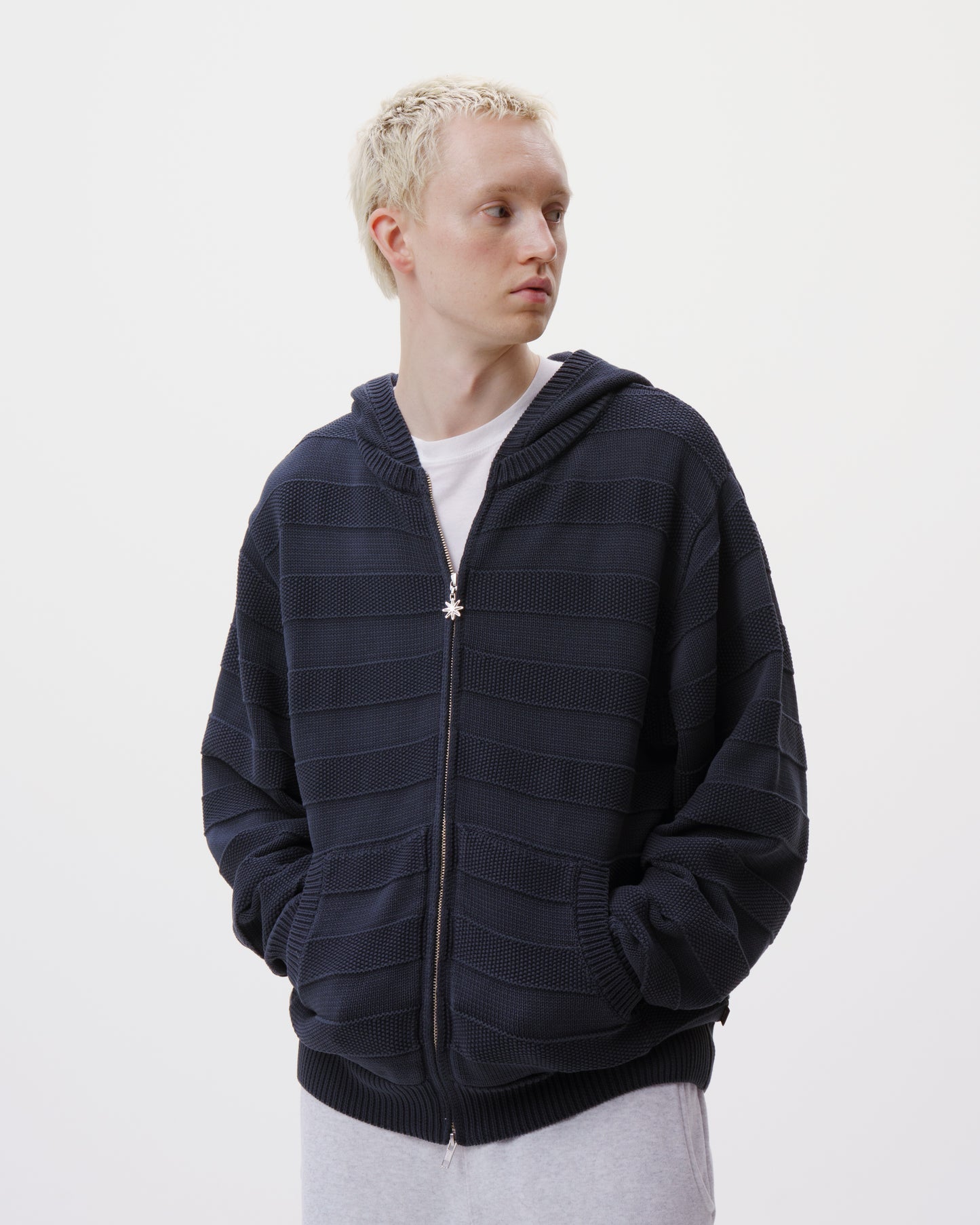 Knit Zip Hoodie