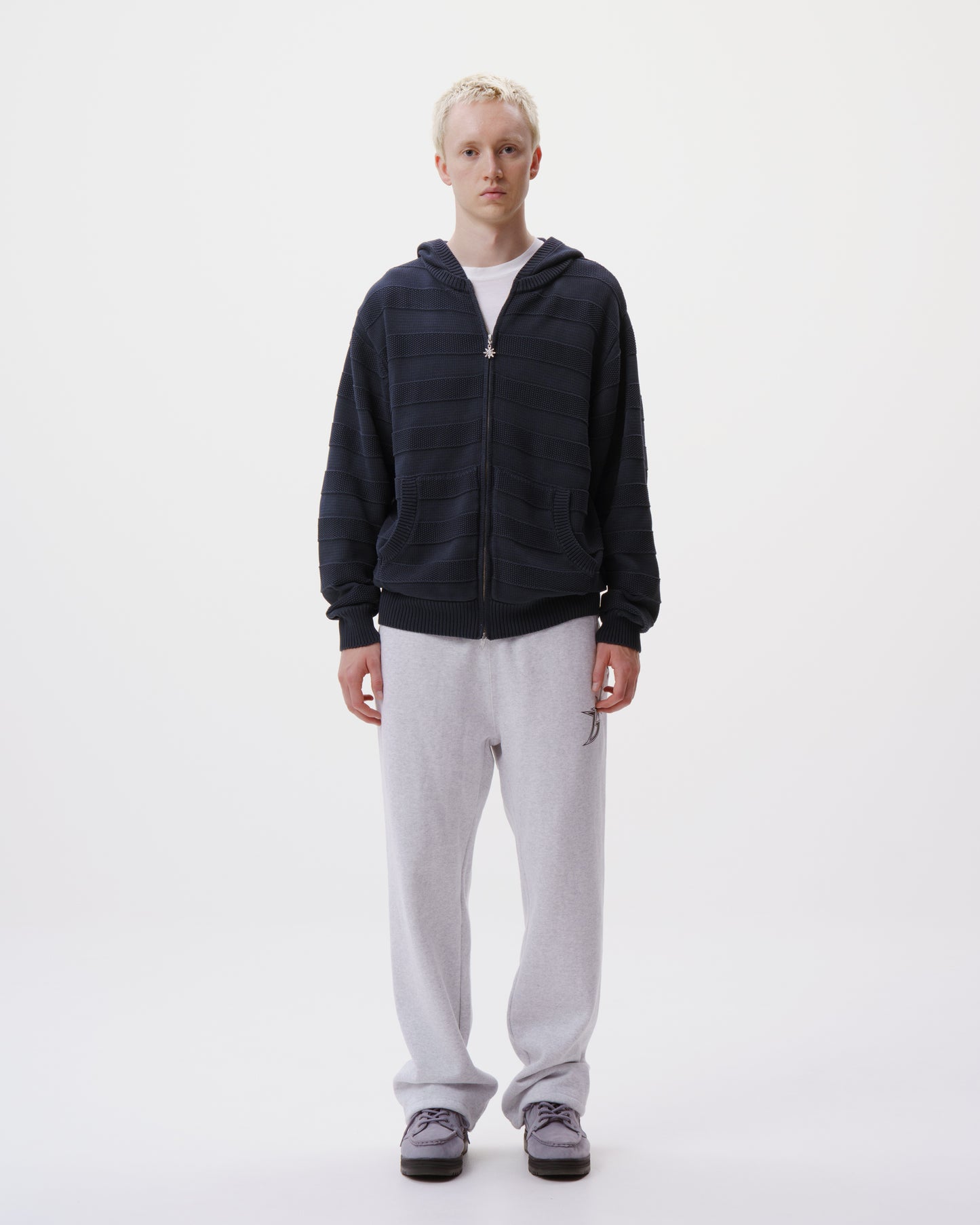 Knit Zip Hoodie