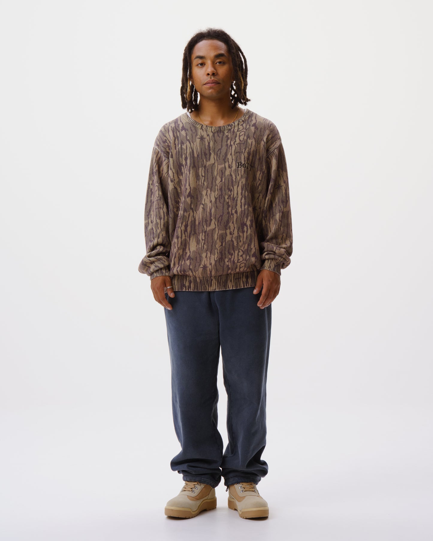 Camo Printed Knit