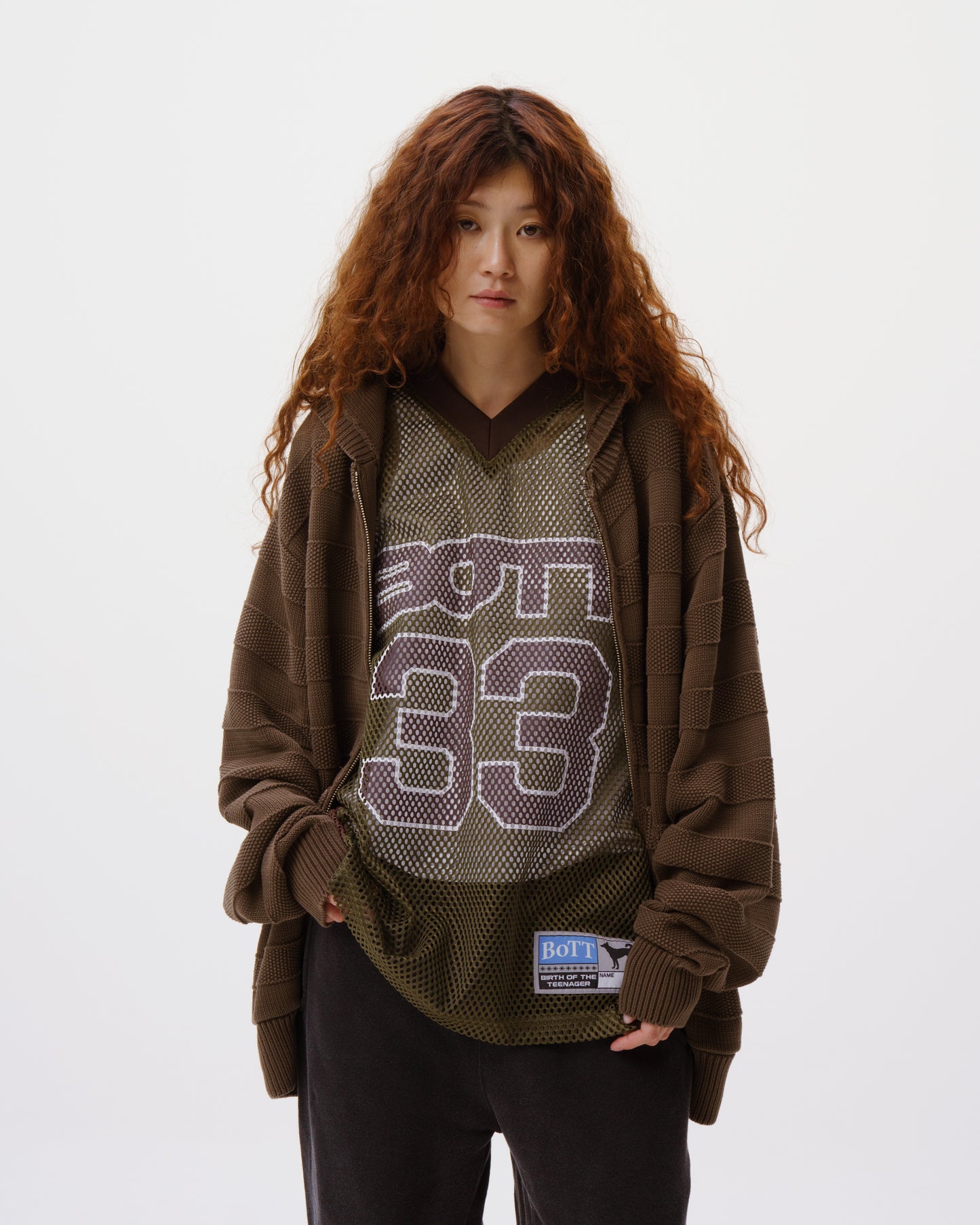 Knit Zip Hoodie