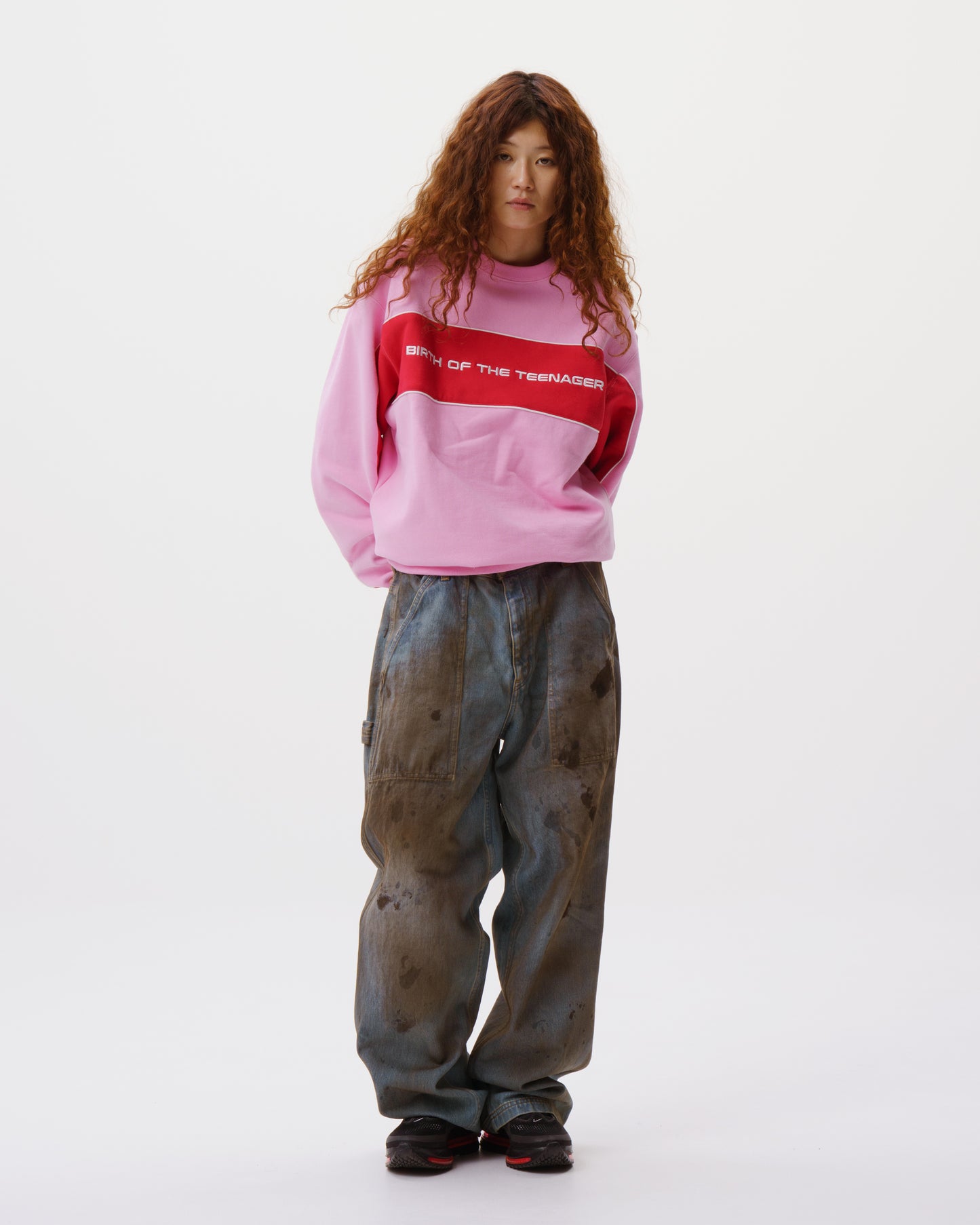 Paneled Crewneck