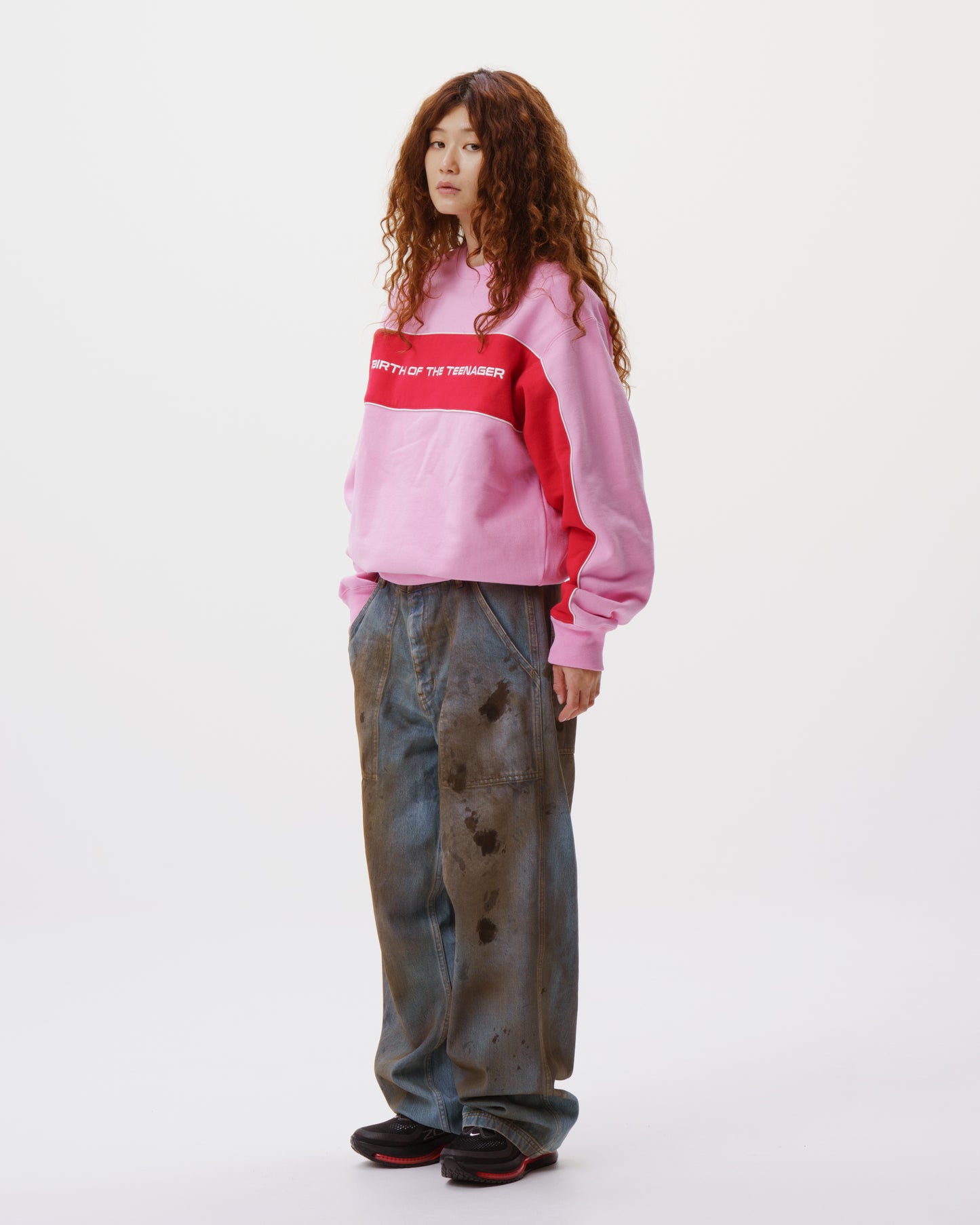 Paneled Crewneck
