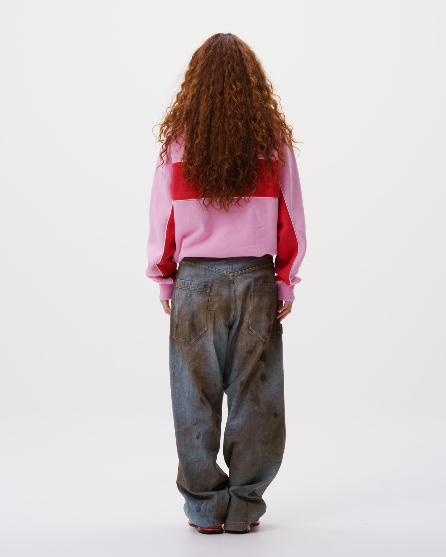 Paneled Crewneck