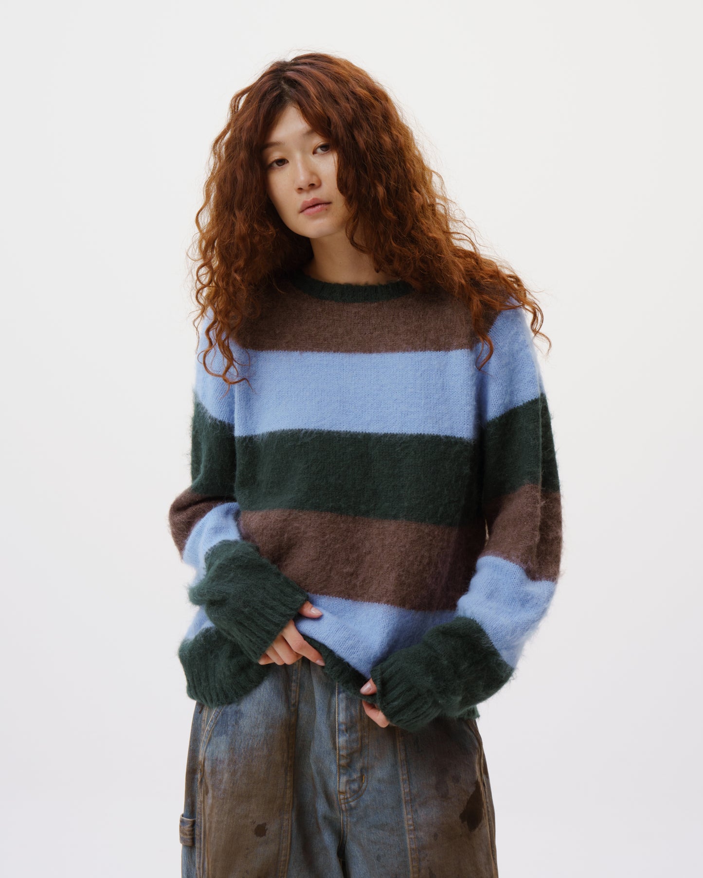 Striped Mohair Knit