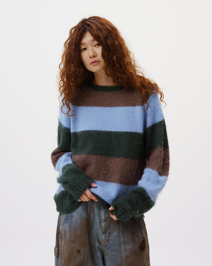 Striped Mohair Knit
