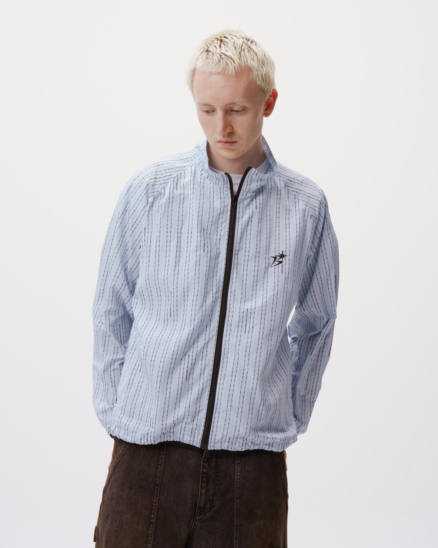 Lightweight Striped Track Jacket