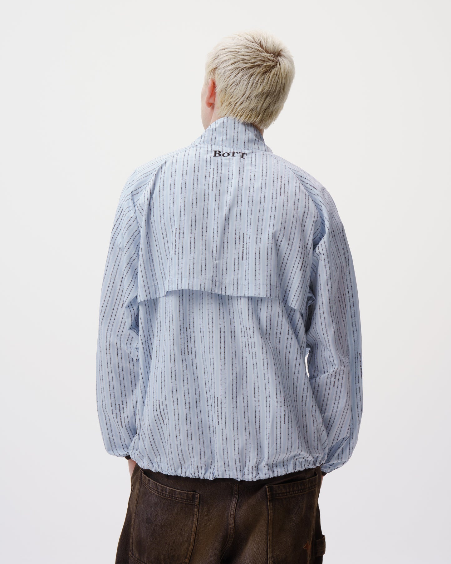 Lightweight Striped Track Jacket