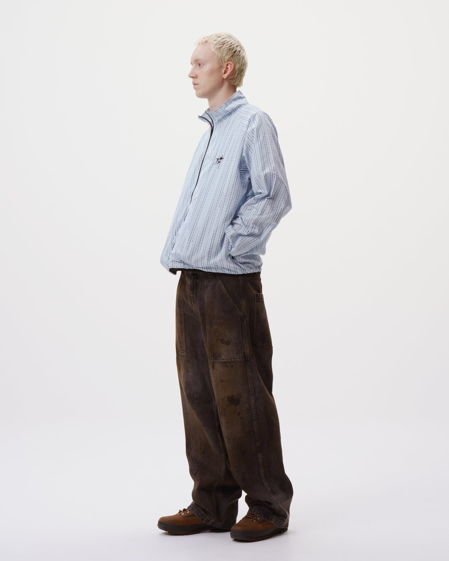 Lightweight Striped Track Jacket