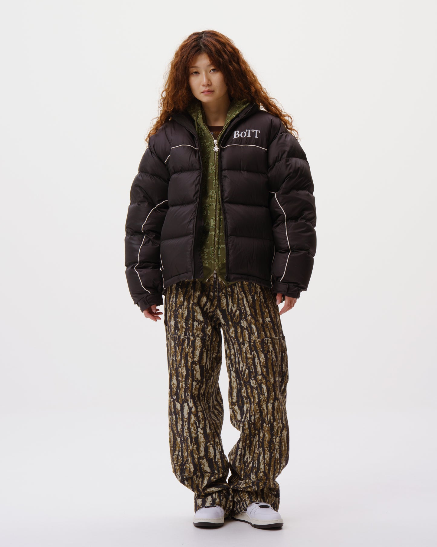 B Logo Down Jacket
